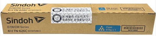 신도리코 D730T28KC
TN-626C 파랑 정품토너