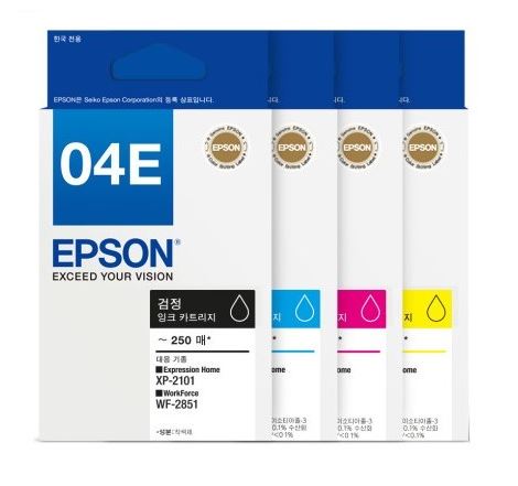 엡손 T04E270 청록 정품잉크
엡손 T04E370 진홍 정품잉크
엡손 T04E470 노랑 정품잉크