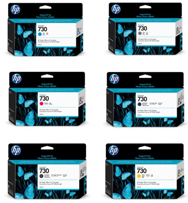 HP730 P2V65A 매트검정HP730 P2V66A 회색HP730 P2V67A 포토검정