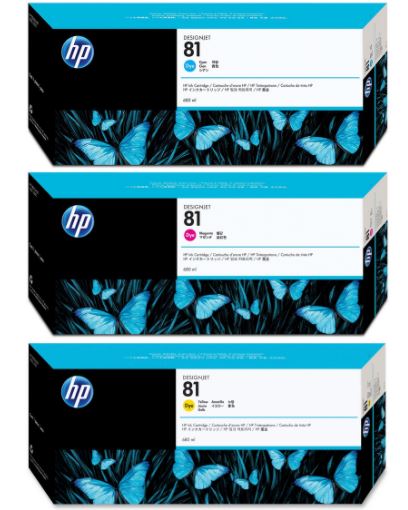 HP81 C4931A 파랑 정품잉크
HP81 C4932A 빨강 정품잉크
HP81 C4933A 노랑 정품잉크