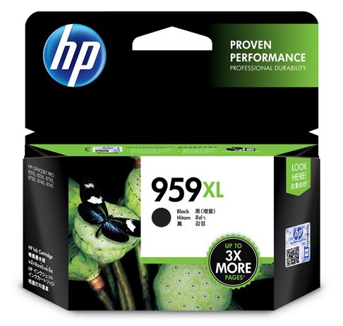 HP959XL L0R42AA
검정 정품잉크