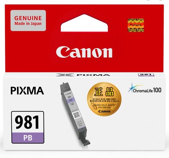 캐논 CLI-981PB
포토블루 정품잉크
보증스티커 미부착 20%차감