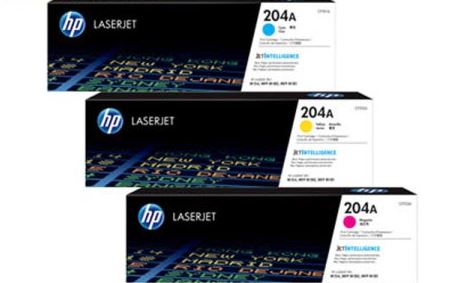 HP CF511A 204A 파랑 정품토너HP CF512A 204A 노랑 정품토너 HP CF513A 204A 빨강 정품토너