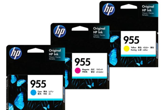 HP955 L0S51AA 파랑 정품잉크
HP955 L0S54AA 빨강 정품잉크
HP955 L0S57AA 노랑 정품잉크
