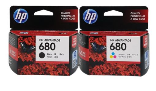 HP680 F6V27AA 검정 정품잉크
HP680 F6V26AA 컬러 정품잉크