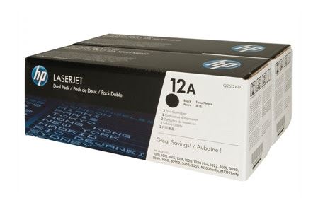 HP Q2612AD 2개묶음
듀얼팩 정품토너