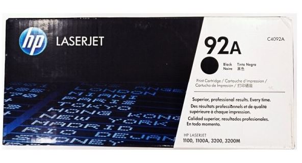 HP C4092A 검정 정품토너