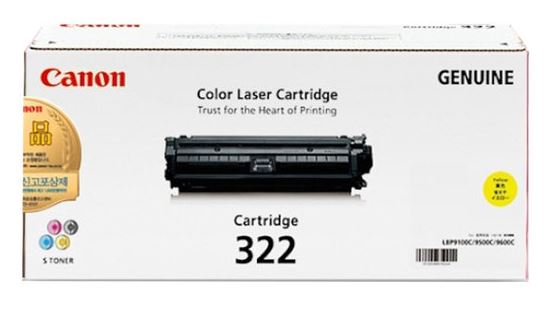 캐논 CRG-322Y 노랑 정품토너
순정품스티커 미부착 20%차감
