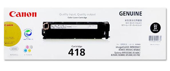 캐논 CRG-418BK 검정 정품토너
순정품스티커 미부착 20%차감