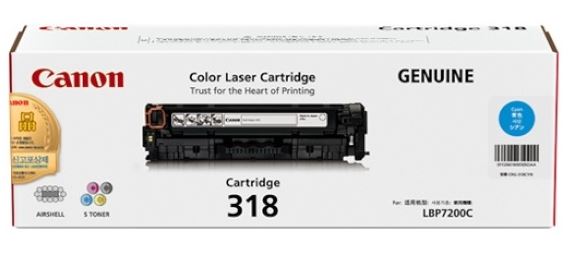 캐논 CRG-318C 파랑 정품토너
순정품스티커 미부착 20%차감