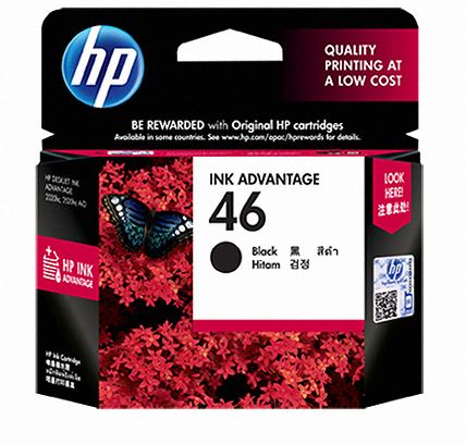 HP46 CZ637AA 검정 정품잉크
유통기한 6개월미만 매입불가