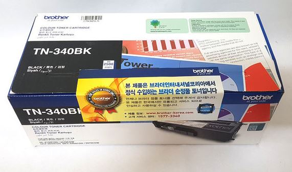 브라더 TN-340BK 검정 정품토너
순정품라벨 훼손매입불가