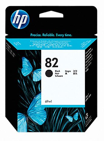 HP82 CH565A 검정 정품잉크
