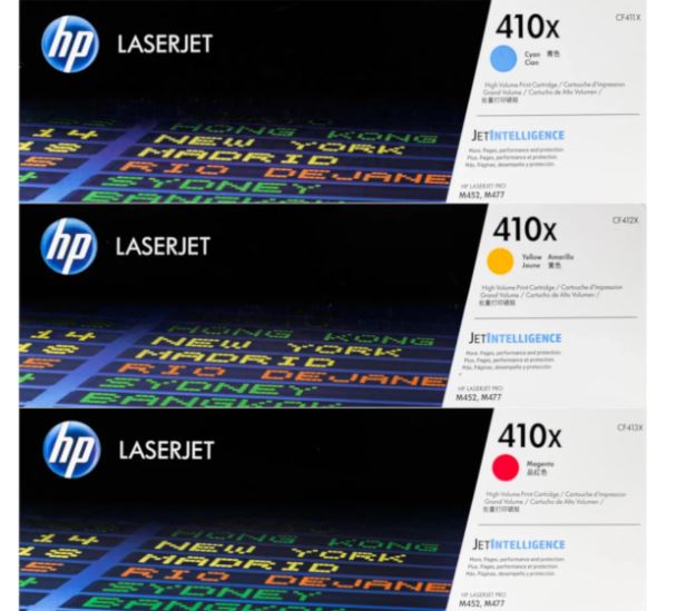 HP CF411X 410X  파랑 정품토너
HP CF412X 410X  노랑 정품토너
HP CF413X 410X  빨강 정품토너
XC화이트팩 10%차감