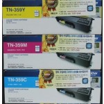 브라더 TN-359C 파랑
브라더 TN-359M 빨강
브라더 TN-359Y 노랑