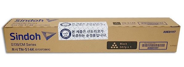 신도리코 D720T28KK
TN-514K 검정 정품토너
보증스티커 미부착 및 훼손시 50%차감
계약기전용 비매품도장 30%차감