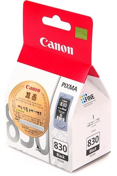 캐논 PG-830 검정 정품잉크
순정품마크 미부착 20%차감