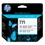 HP771 CE019A 밝은빨강+밝은파랑
정품헤드
