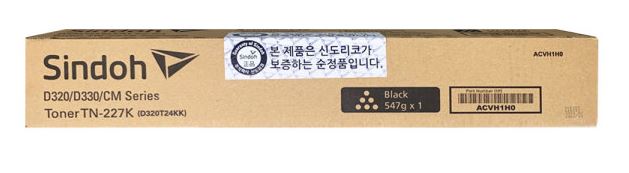 신도리코 D320T24KK
TN-227K 검정 정품토너
비매품도장제품 50%차감
순정품스티커 미부착 50%차감