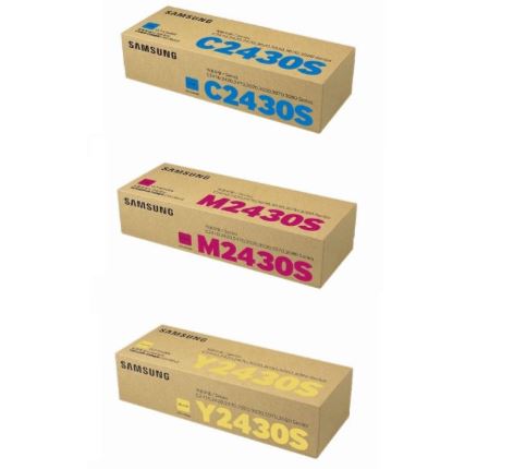 삼성 CLT-C2430S 파랑 정품토너
삼성 CLT-M2430S 빨강 정품토너
삼성 CLT-Y2430S 노랑 정품토너
B2B제품 10%차감