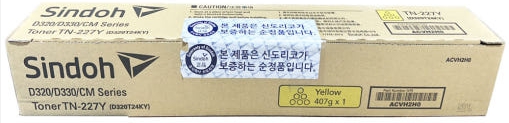신도리코 D320T24KY
TN-227Y 노랑 정품토너
비매품도장제품 50%차감
순정품스티커 미부착 50%차감