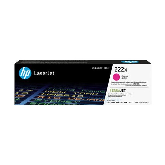 HP W2223X 222X
빨강 정품토너