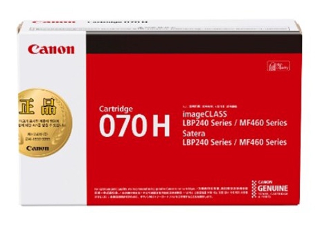 캐논 CRG-070H 정품토너
순정품스티커 미부착 10%차감